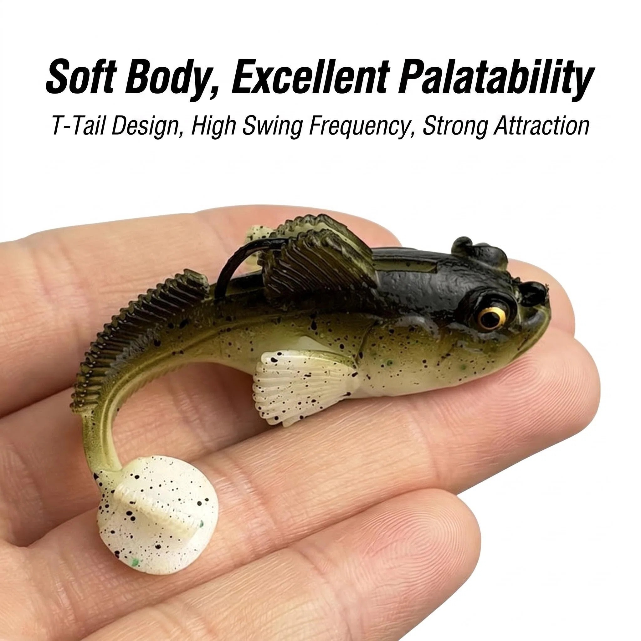 Fishing Lure Spinnerbait - 1 Stück 10g/13g/18g Goby-Köder Jig-Wurm Wobbler