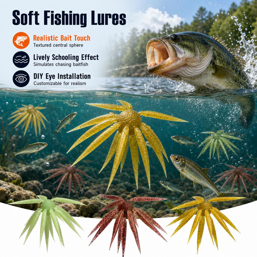 17mm Finesse Bass-Angelköder,  – Fishing Lure Soft Plastic Bewertung und Preis