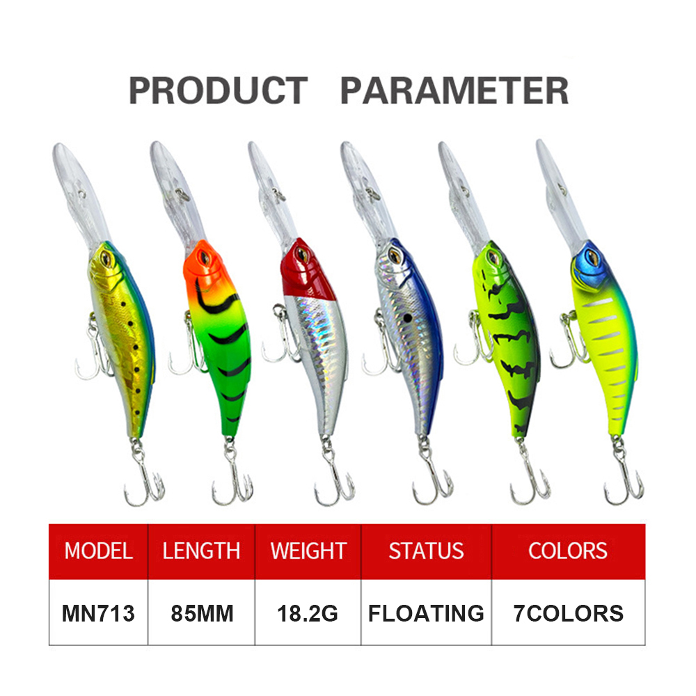 8,5 cm 18,2 g Angelköder, schw – Fishing Lure Jerkbait Bewertung und Preis